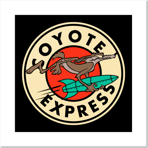 Coyote Express Wall Art by inkonfiremx